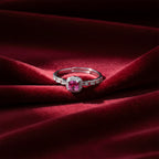Royal Pink Halo Ring GWR -38