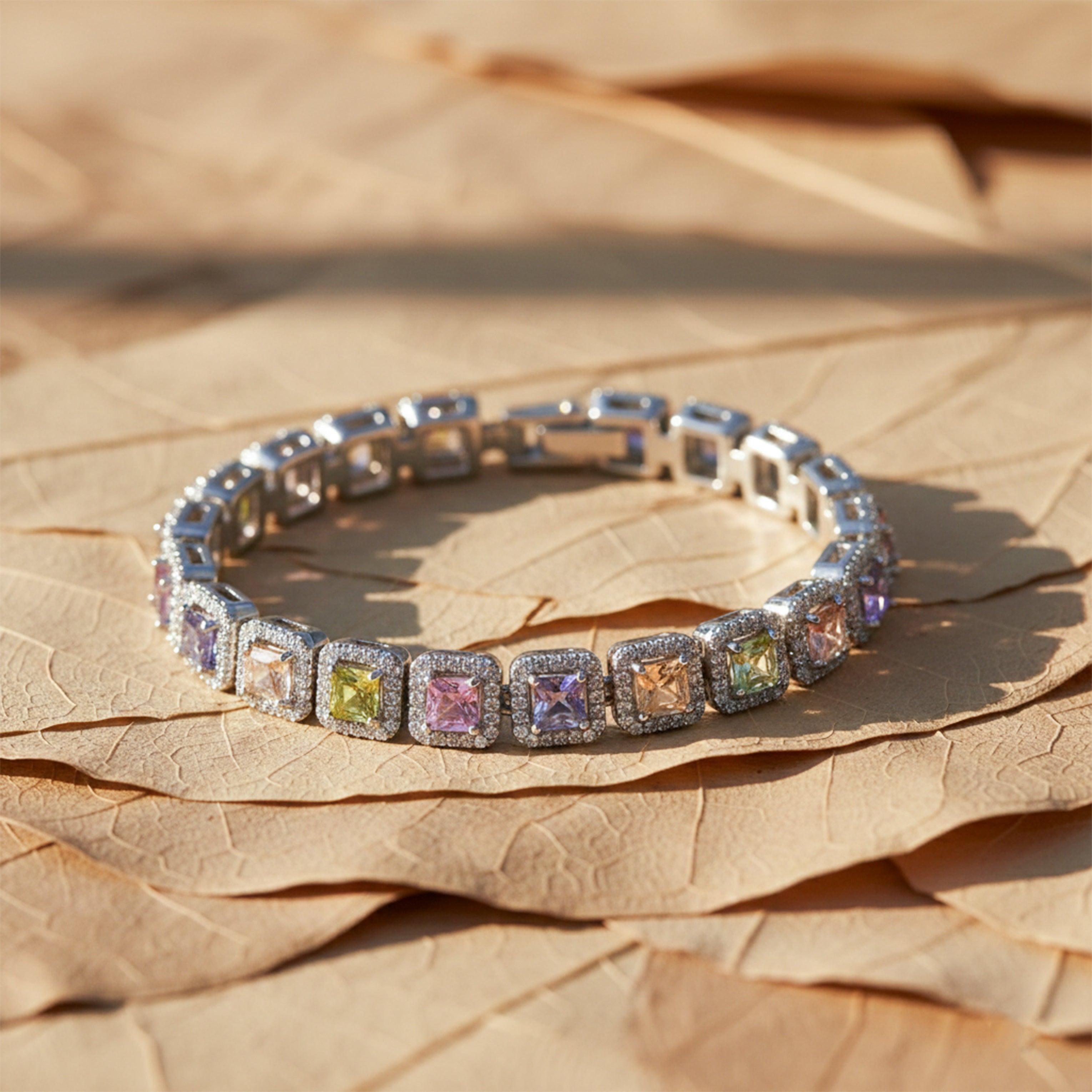 Princess Cut Bracelet GWB -145