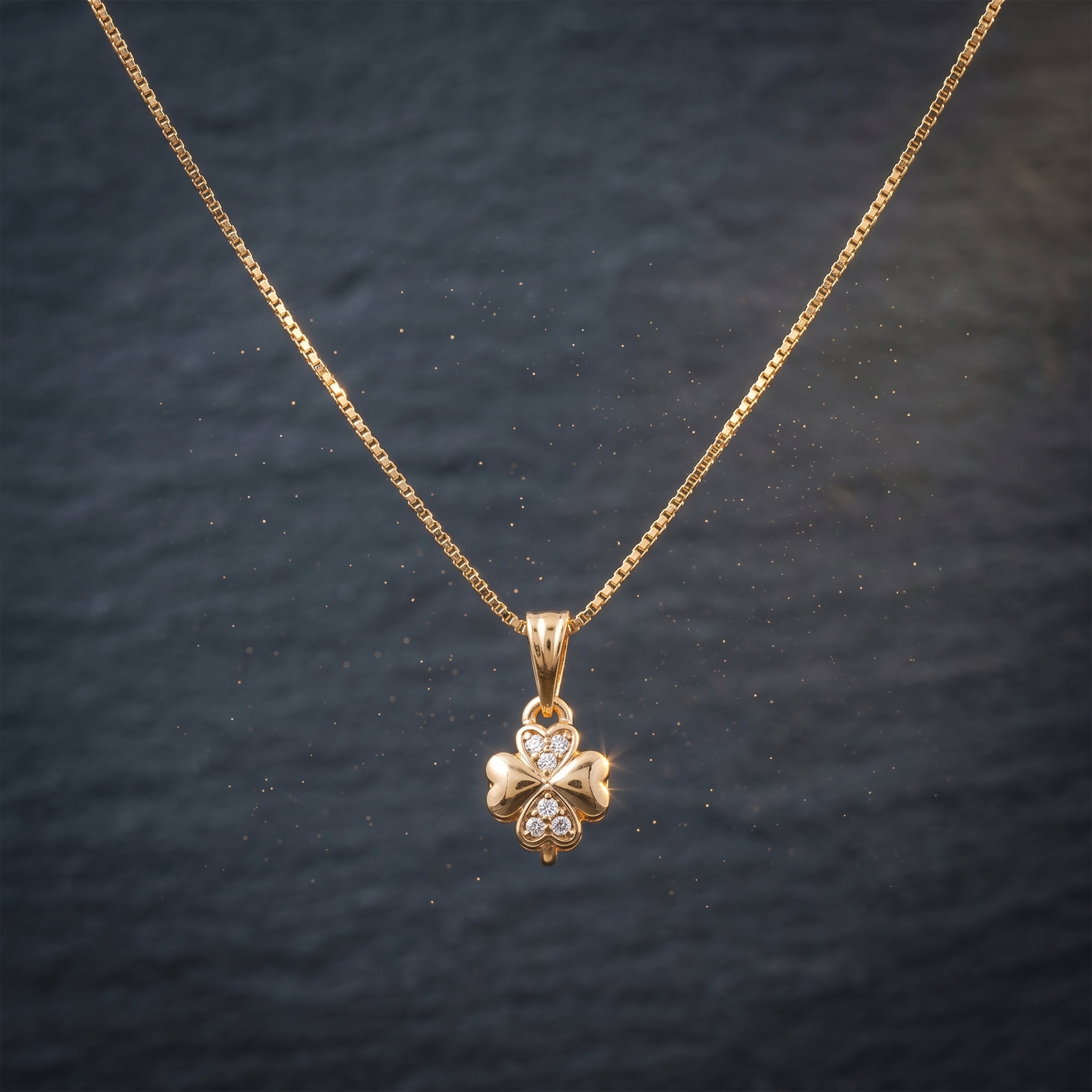 Elegant Floral Gold Necklace GWN -165