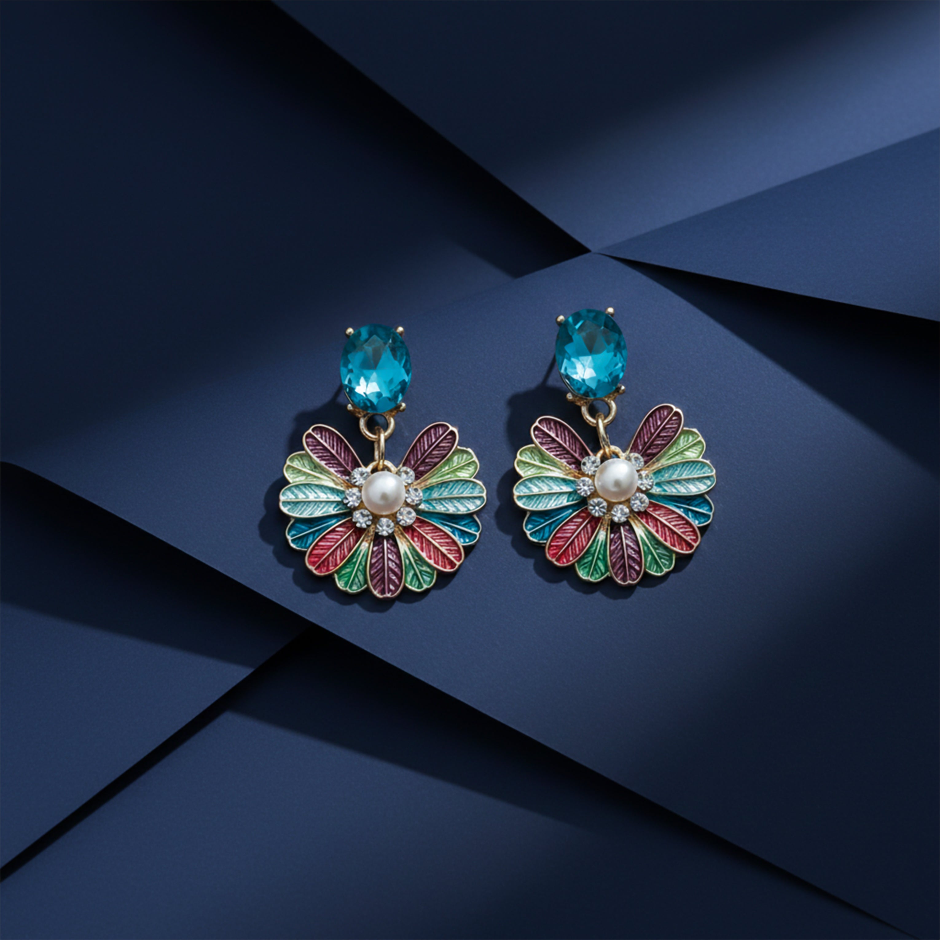 Multicolor Earrings GWE -179