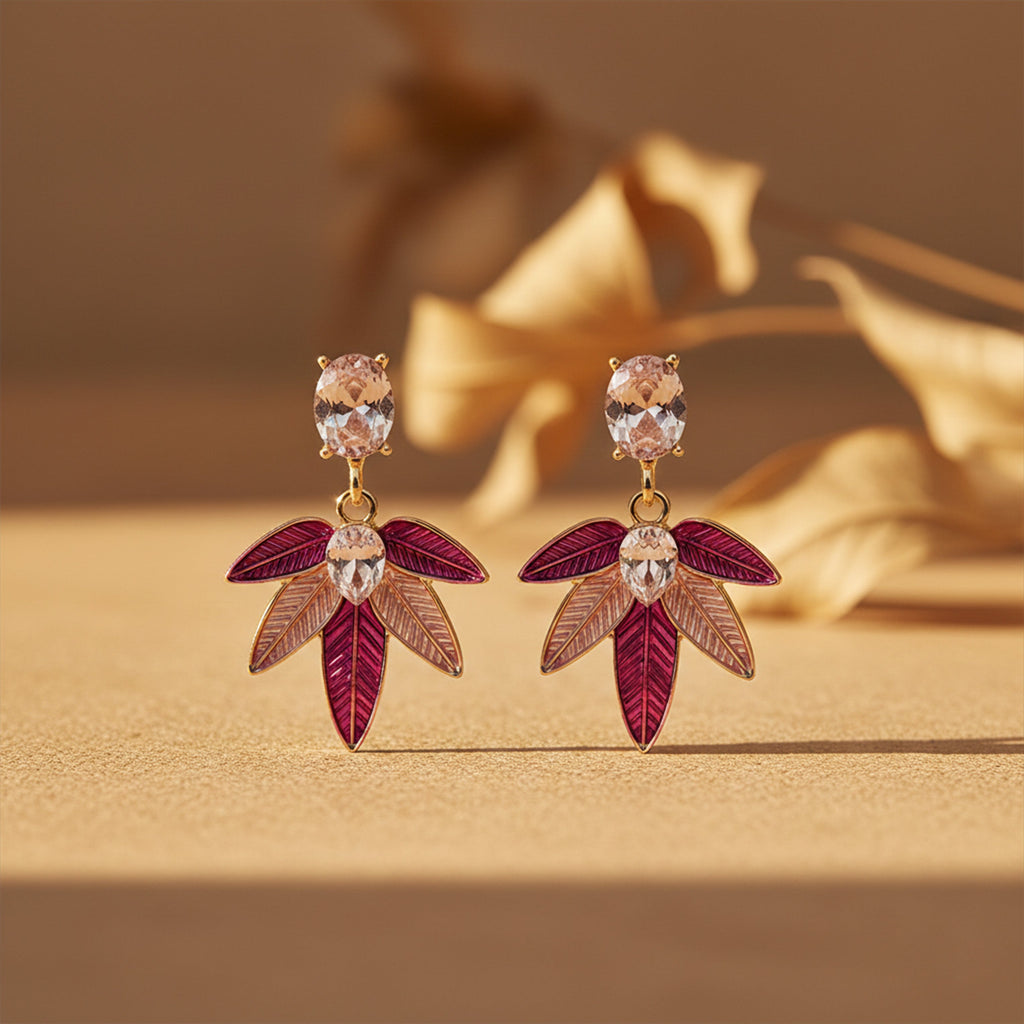 Crystal Drop Earrings GWE -198