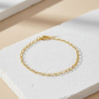 Oval Link Chain Anklet GWA -47