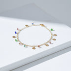 Multi-Color Charm Anklet GWA -46