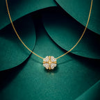 Clover Crystal Pendant Necklace GWN -138