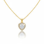 Brilliant Heart-Cut Crystal Women Neckless GWN -75