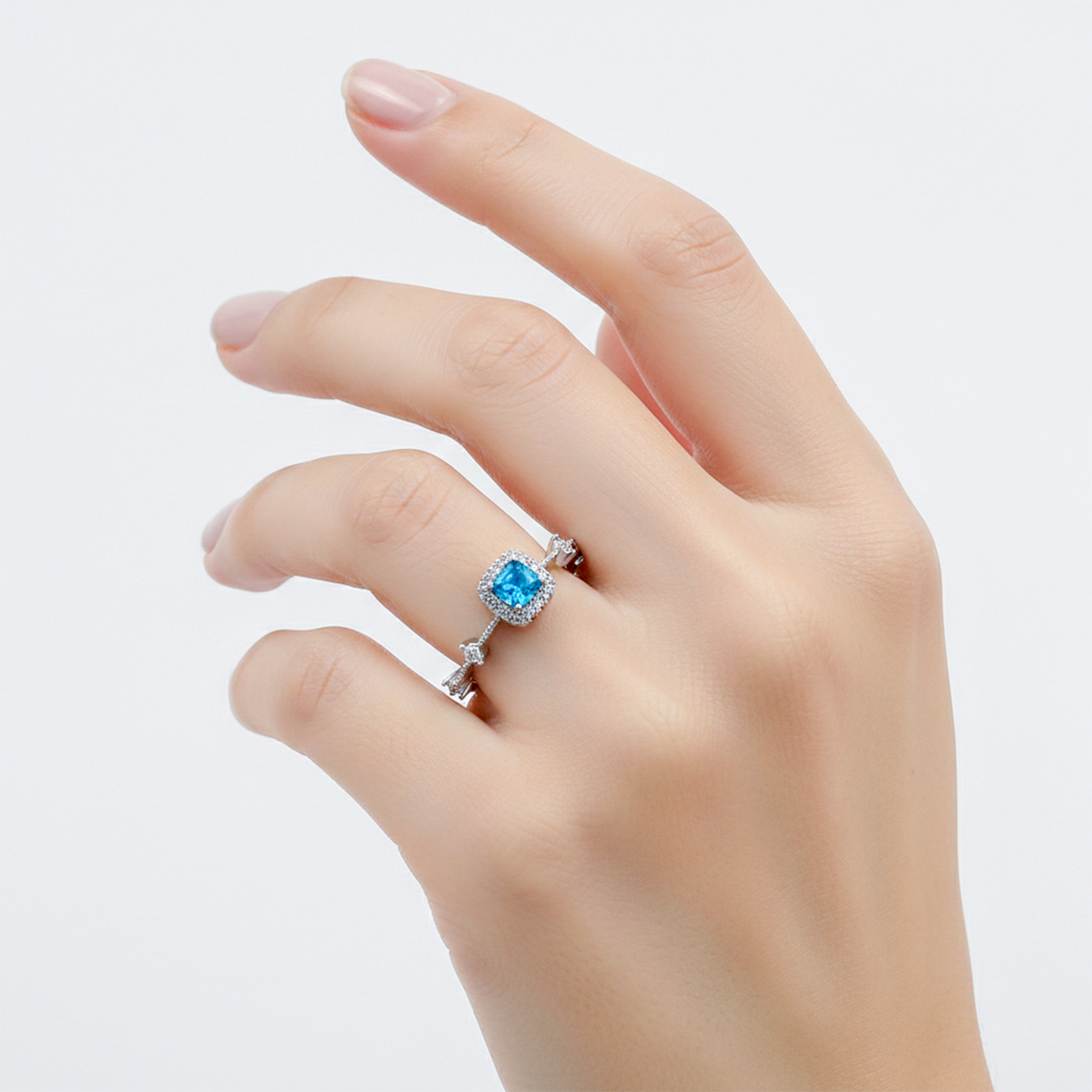 Blue Halo Adjustable Ring GWR -67