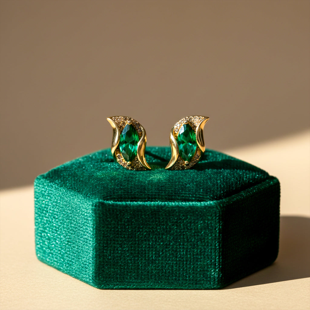 Green Leaf Studs earring GWE -122