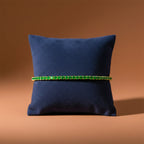 Gold Emerald Tennis Bracelet GWB -68
