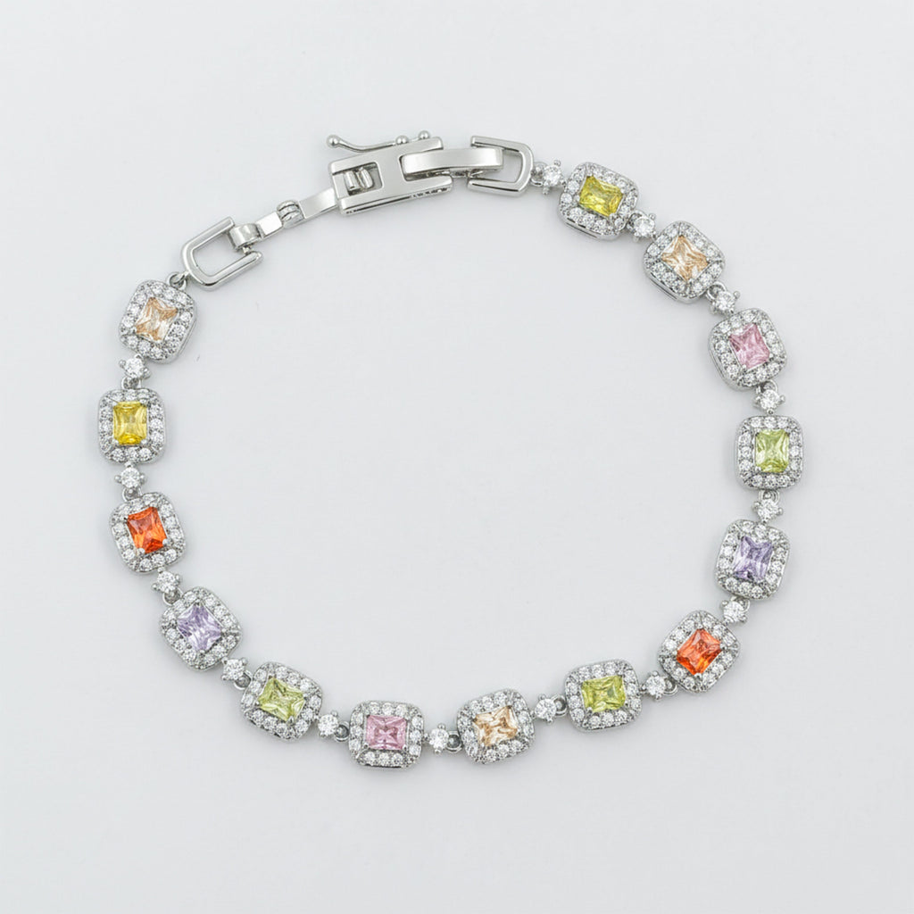 Multi-Shape Pastel Bracelet GWB -148