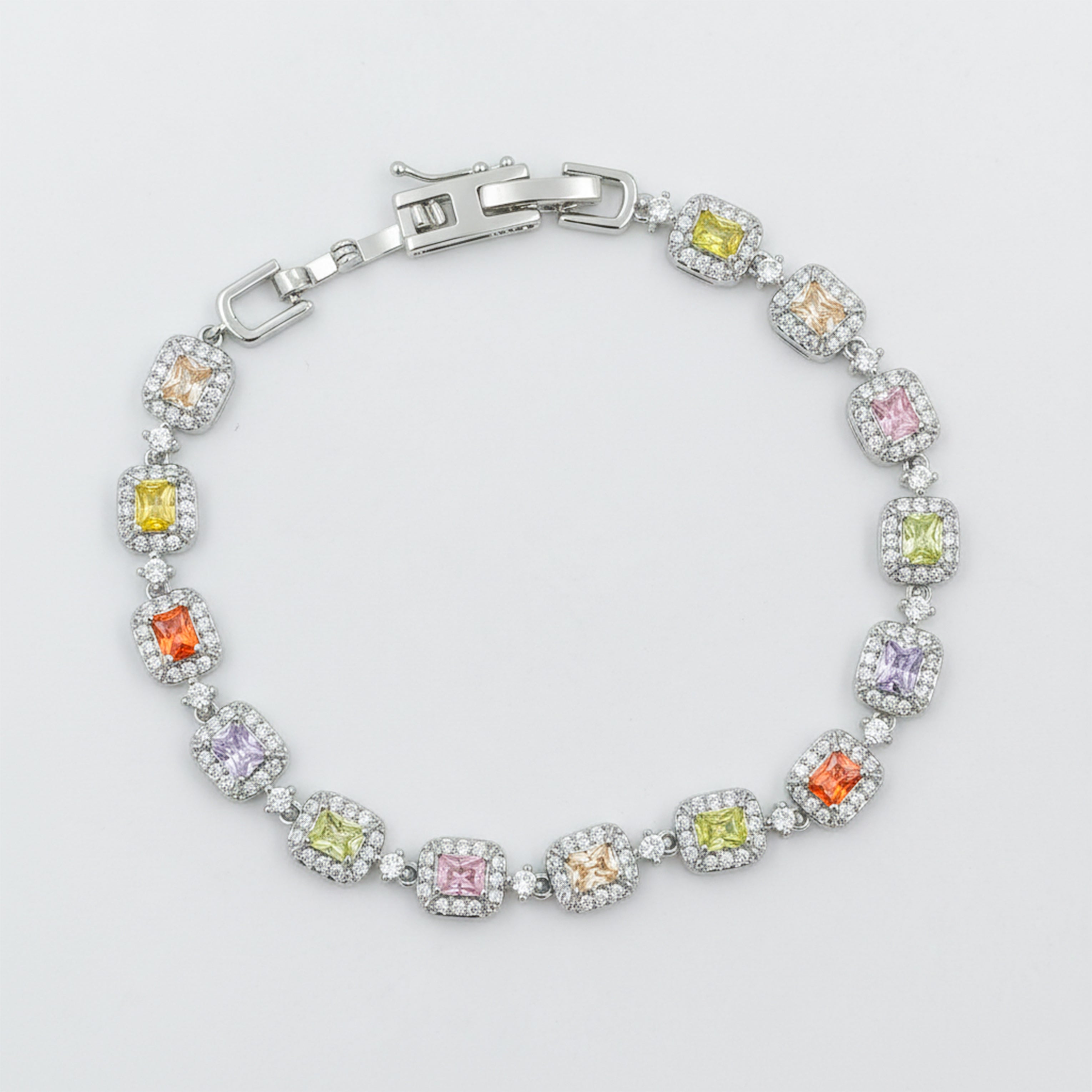 Multi-Shape Pastel Bracelet GWB -148