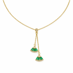 Dangling Fan Charm Women Neckless GWN -95