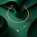 Heart Layered Necklace Set GWN -118