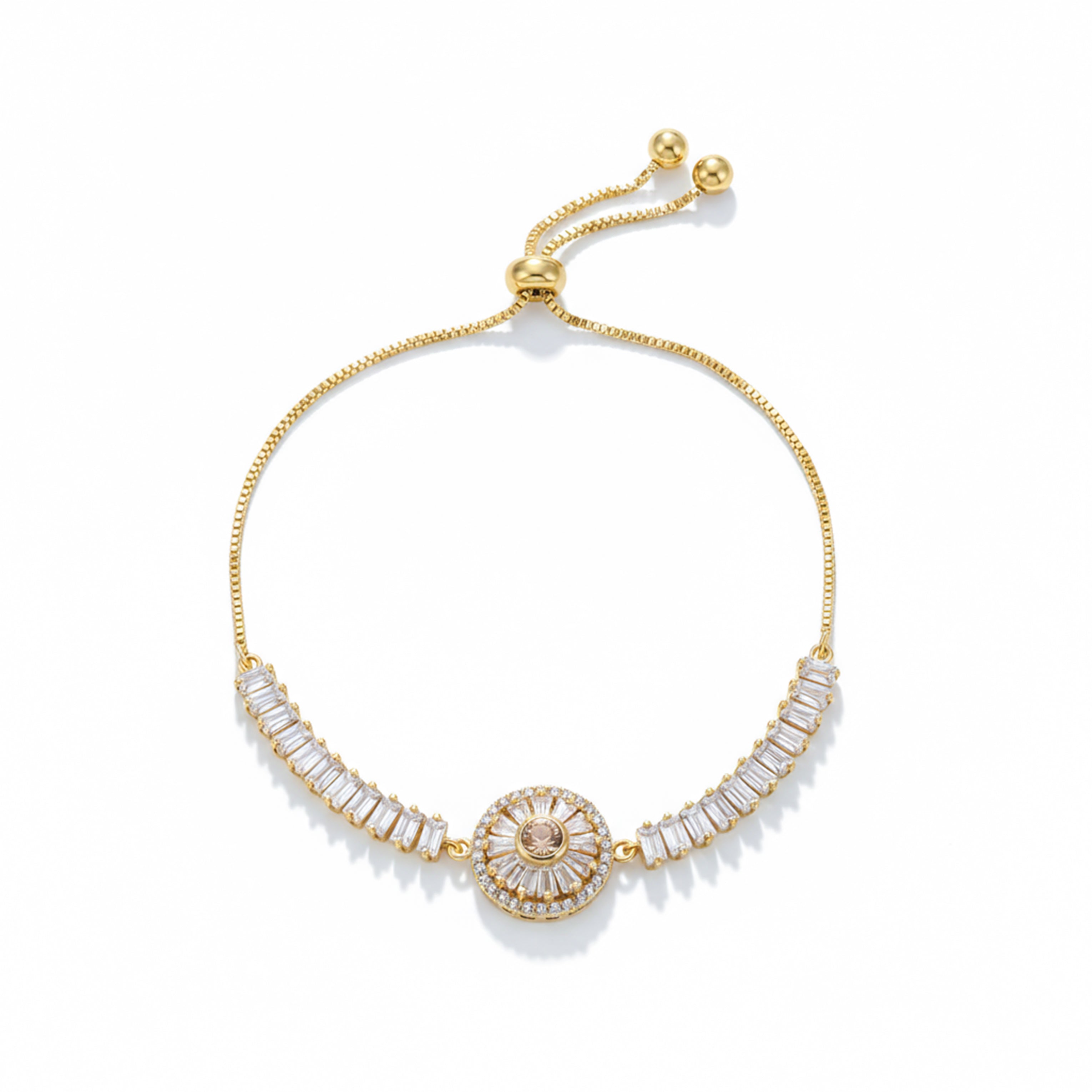 Golden Radiance Adjustable Bracelet GWB -115