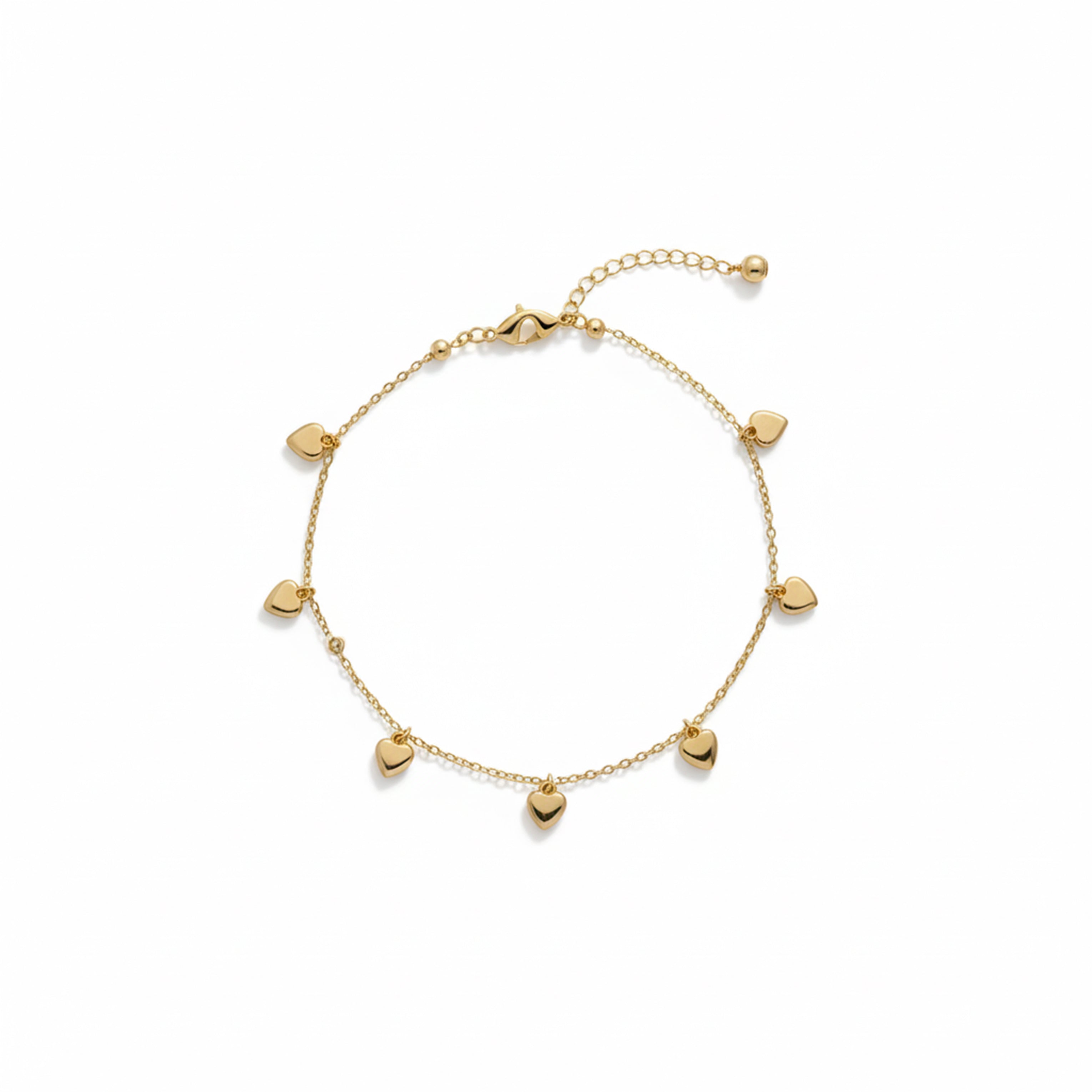 Mini Heart Charm Anklet GWA -51