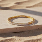 Luxury Gold Baguette Tennis Bracelet GWB -112