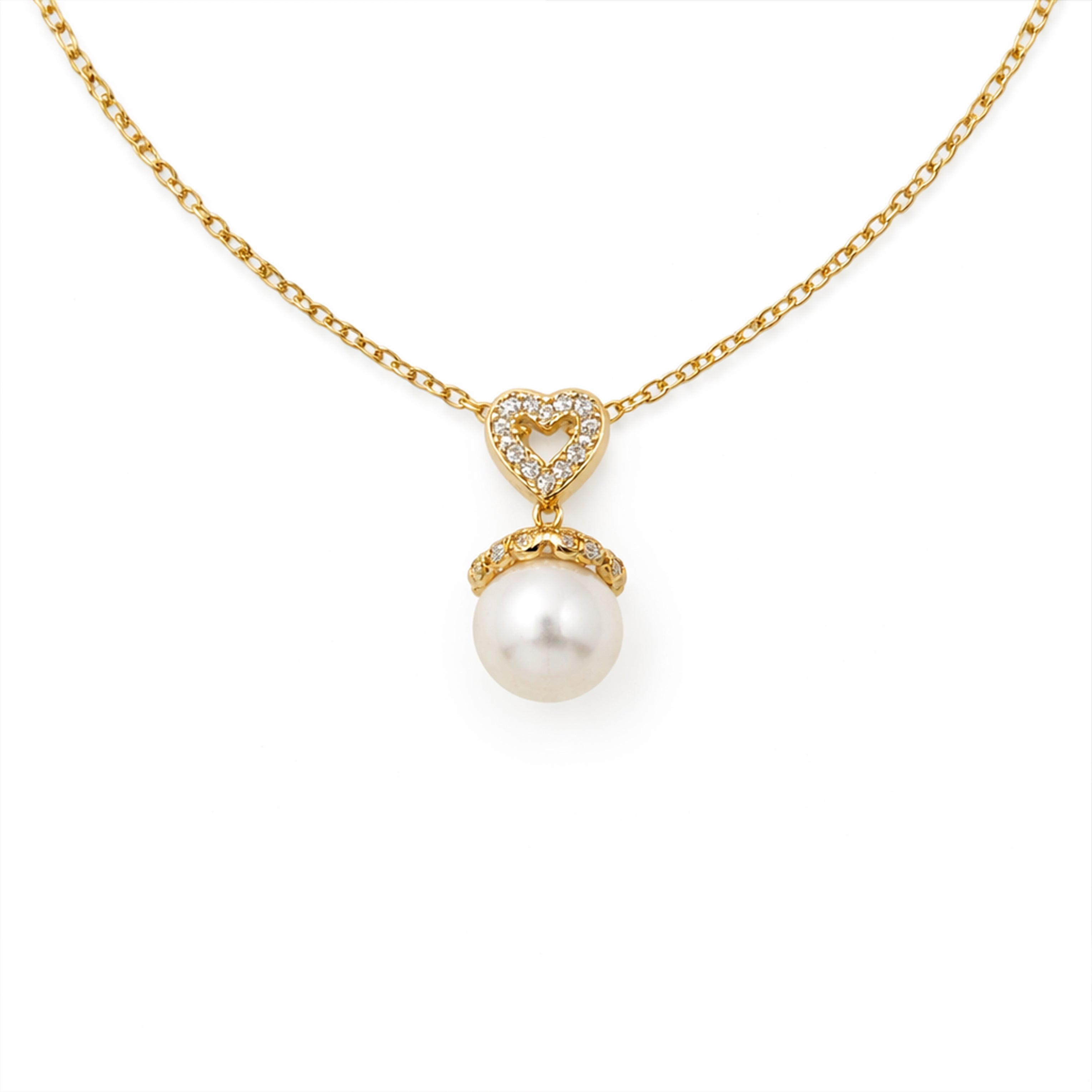 Golden Heart Necklace GWN -39