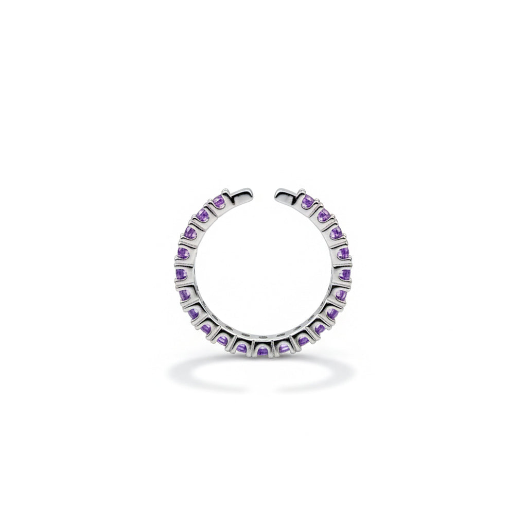 Purple Eternity Adjustable Ring GWR -69