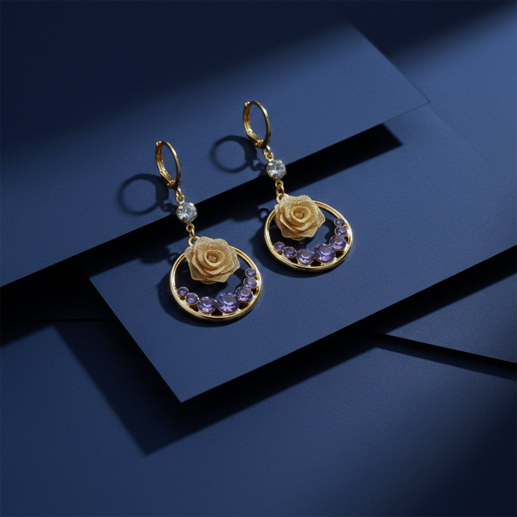 Gold Hoop Earrings GWE -159