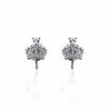 Crown Crystal Stud Earrings GWE -94