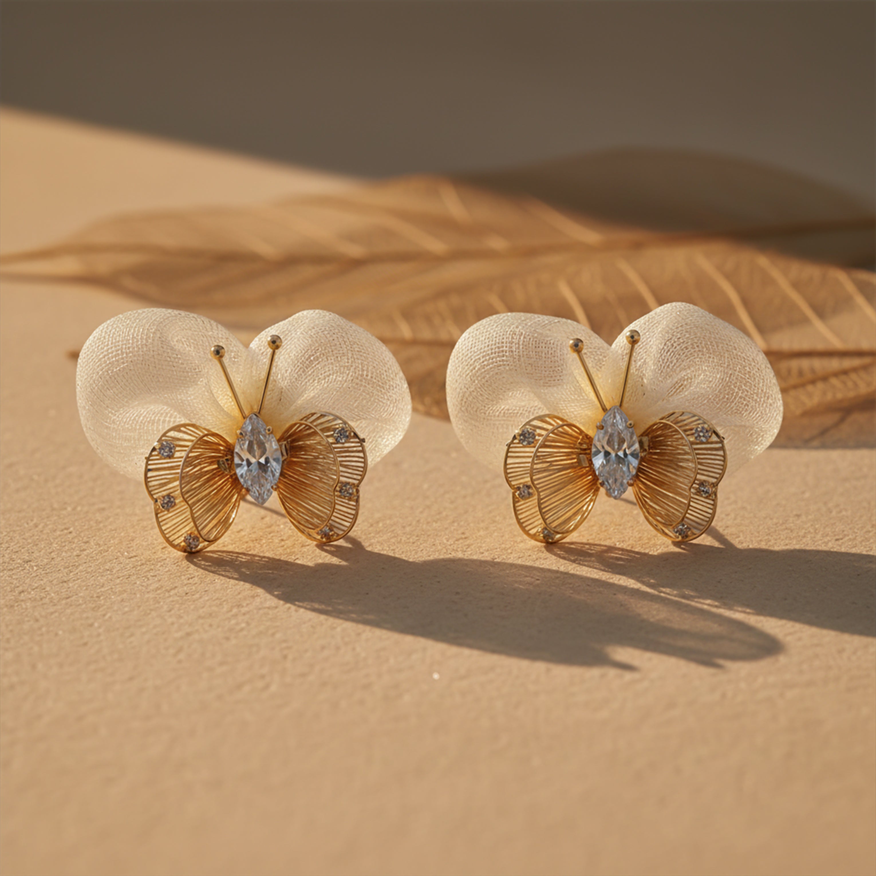 Butterfly Mesh Earrings GWE -170