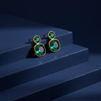 Emerald Square Earrings GWE -152