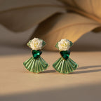 Floral Enamel Earrings GWE -186