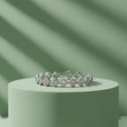 Silver Multi-Color Princess Bracelet GWB -153