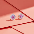 Blush Halo Stud Earrings GWE -73