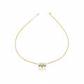 Minimalist Tri-Tone Necklace GWN -61