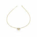 Minimalist Tri-Tone Necklace GWN -61