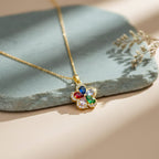 Sparkling Multicolor Gemstone Women Neckless GWN -74