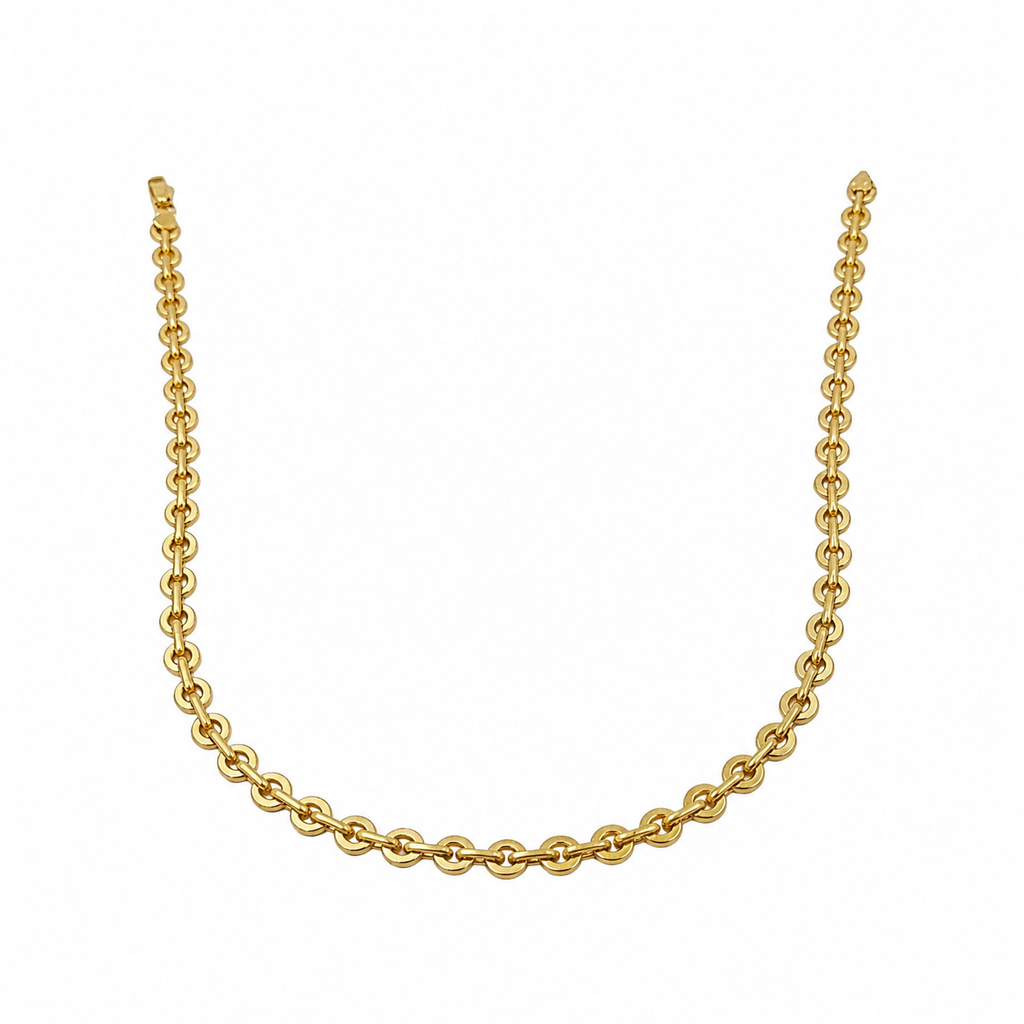 Men’s Gold Tone Double Link Chain GMC -22