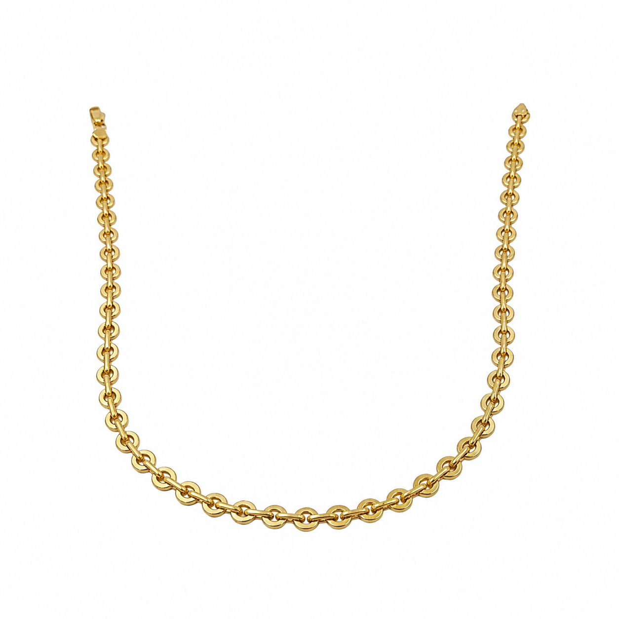 Men’s Gold Tone Double Link Chain GMC -22