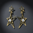 Celestial Star Drop Earrings GWE -78
