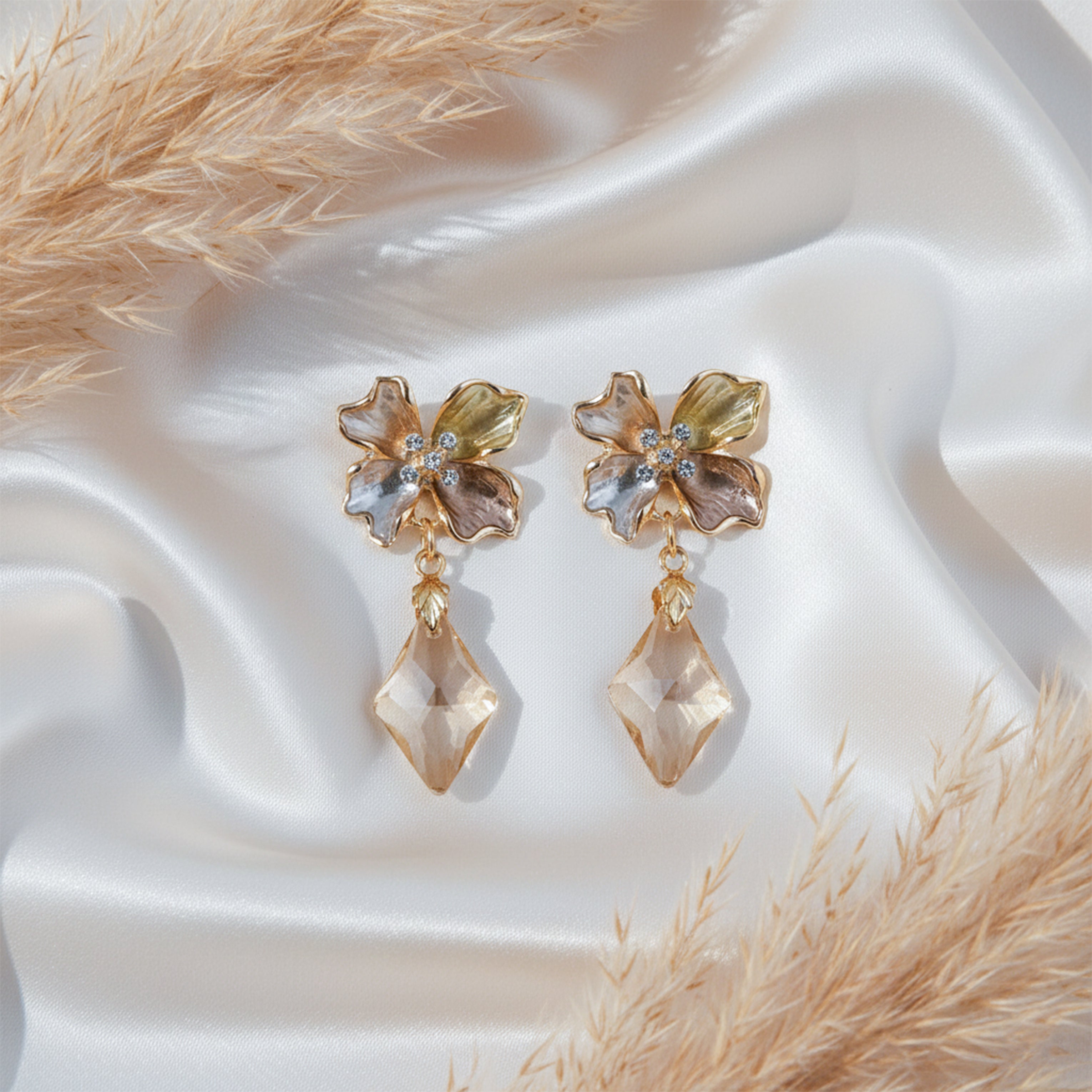 Crystal Drop Earrings GWE -208