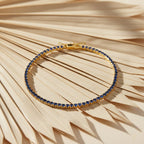 Royal Blue Sapphire Tennis Bracelet GWB -81