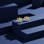 Rainbow Bloom Stud Earrings GWE -154