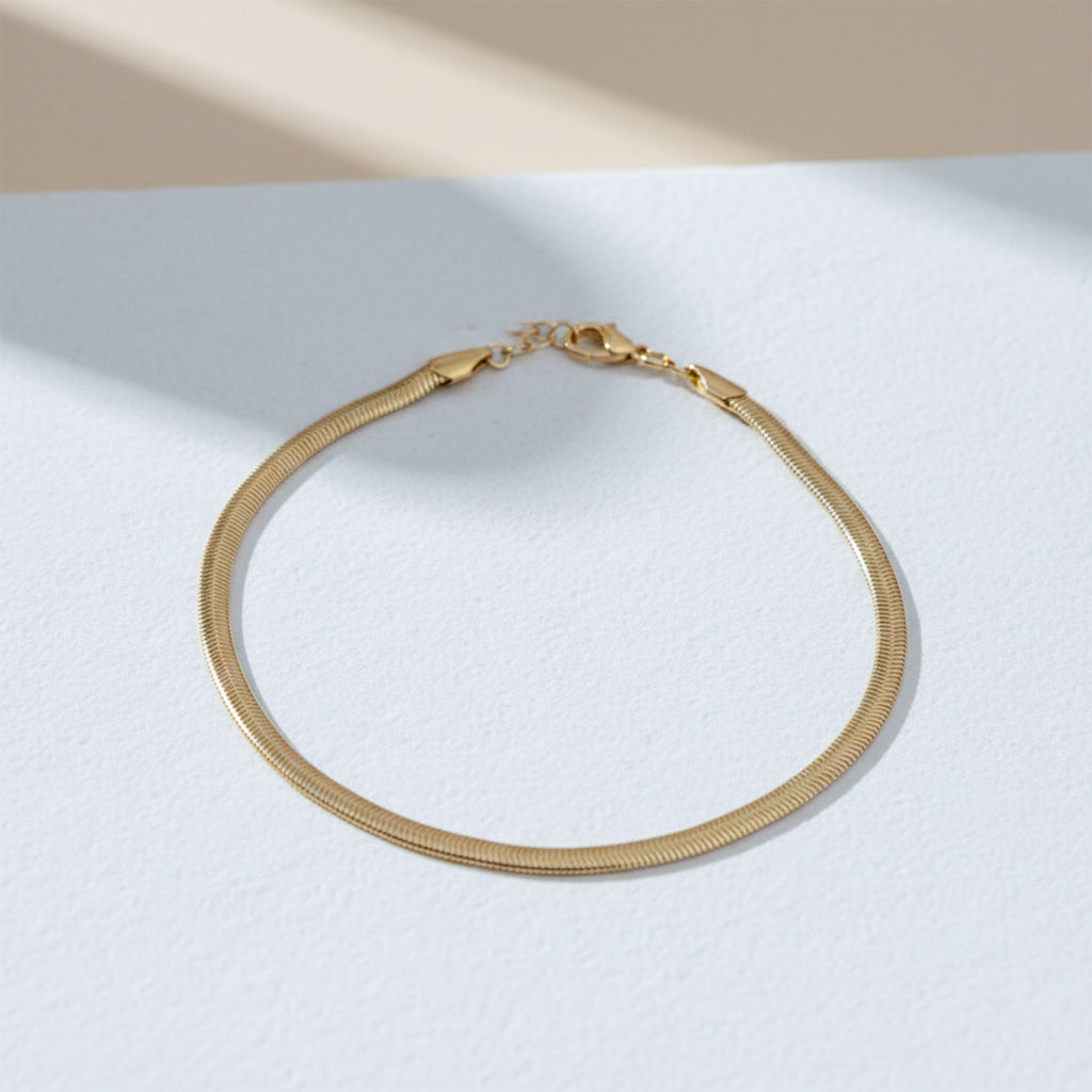 Gold Snake Chain Anklet GWA -32