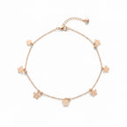 Rose Gold Butterfly Charm Anklet GWA -17