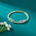 Blush Pink Butterfly Bracelet GWB -125