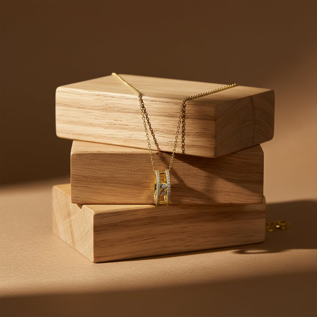 Spark Bar Pendant Necklace GWN -47