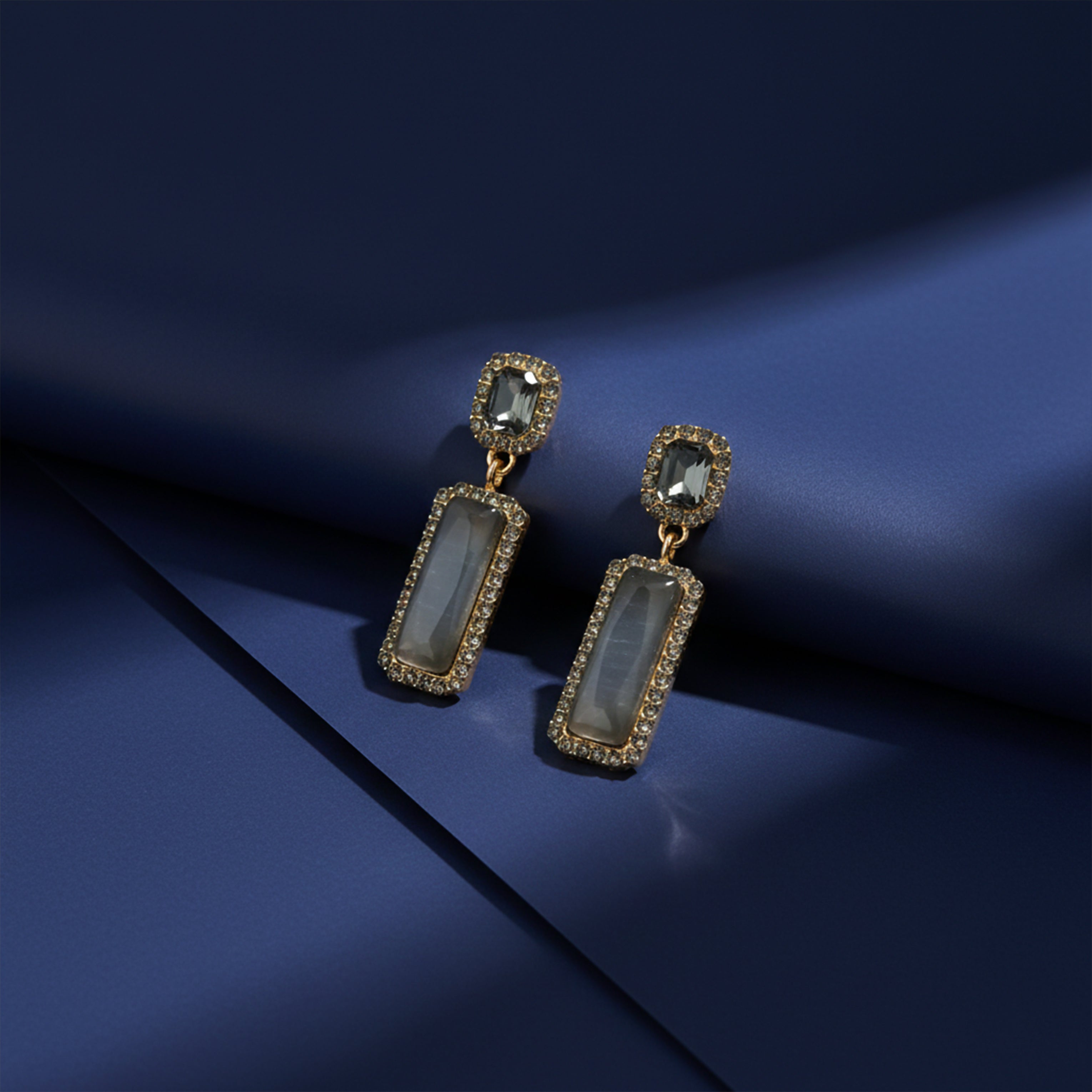 Rectangular Drop Earrings GWE -187