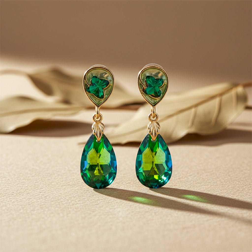 Emerald Green Earrings GWE -193