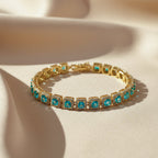 Gold Blue Bracelet GWB -142