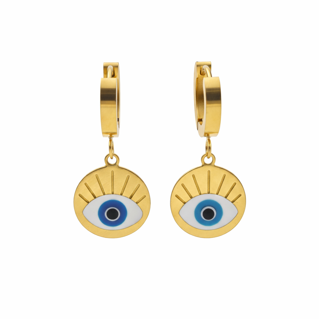 Evil Eye Round Earing GWE -5
