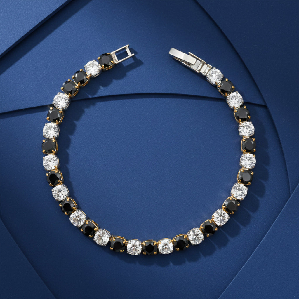 Black & White Crystal Bracelet GWB -57