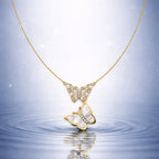 Butterfly Diamond Pendant Necklace GWN -160