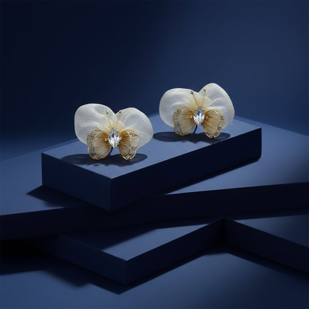 Butterfly Mesh Earrings GWE -170