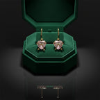 Heart Bow Hoop Earrings GWE -89
