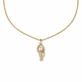 Elegant Gold Teardrop Necklace GWN -43